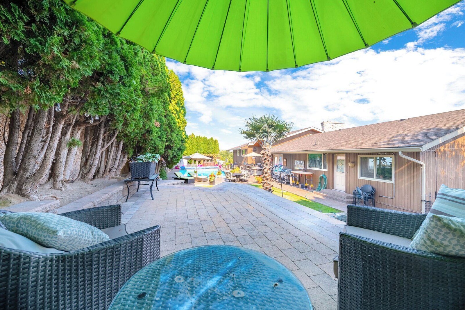 Terrace and patio area